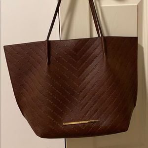 Brown Steve Madden tote with crossbody